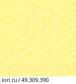 Lemon fruit abstract background vector illustration. Стоковая иллюстрация, агентство Ingram Publishing / Фотобанк Лори