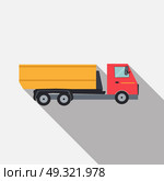 Ftat Truck Vector Illustration EPS10. Ftat Truck Vector Illustration. Стоковая иллюстрация, агентство Ingram Publishing / Фотобанк Лори