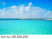 Isla Mujeres island Caribbean beach of Riviera Maya in Mexico. Стоковое фото, агентство Ingram Publishing / Фотобанк Лори