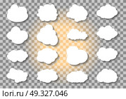 Set of different Cloud and Sun  on transparent background. Vector Illustration EPS10. Set of different Cloud and Sun  on transparent background. Vecto. Стоковая иллюстрация, агентство Ingram Publishing / Фотобанк Лори