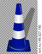 Road signs. Blue Badge guardrails on transparent background. Vector Illustration. EPS10. Road signs. Orange Badge guardrails. Vector Illustration.Road signs. Blue Badge guardrails on transparent background. Vector Illustration. Стоковая иллюстрация, агентство Ingram Publishing / Фотобанк Лори