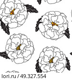 Natural Seamless Pattern Background from Tagetes Flowers Vector Illustration EPS10. Natural Seamless Pattern Background from Tagetes Flowers Vector . Стоковая иллюстрация, агентство Ingram Publishing / Фотобанк Лори
