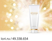 Design Cosmetics Product  Template for Ads or Magazine Background. 3D Realistic Vector Iillustration. EPS10. Design Cosmetics Product  Template for Ads or Magazine Backgroun. Стоковая иллюстрация, агентство Ingram Publishing / Фотобанк Лори
