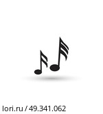 Vector music Icon. Стоковая иллюстрация, агентство Ingram Publishing / Фотобанк Лори