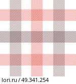 Vector gingham seamless pattern in red. Стоковая иллюстрация, агентство Ingram Publishing / Фотобанк Лори