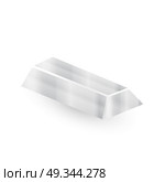 silver ingots. Vector illustration. Стоковая иллюстрация, агентство Ingram Publishing / Фотобанк Лори