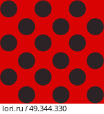 Ladybug pattern. Seamless vector. Стоковая иллюстрация, агентство Ingram Publishing / Фотобанк Лори