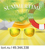 Summer time banner. Стоковая иллюстрация, агентство Ingram Publishing / Фотобанк Лори