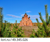 Chapel in Achair monastery, Omsk region, Siberia, Russia (2012 год). Стоковое фото, фотограф Александр Карпенко / Фотобанк Лори