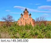 Chapel in Achair monastery, Omsk region, Siberia, Russia (2012 год). Стоковое фото, фотограф Александр Карпенко / Фотобанк Лори
