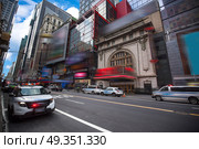 Times Square Manhattan New York all the ads deleted US. Times Square Manhattan New York. Стоковое фото, агентство Ingram Publishing / Фотобанк Лори