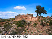 Torrejon de Gatova ruins from Iberians in Spain. Torrejon de Gatova ruins of Iberians in Spain from V to II century before Christ. Стоковое фото, агентство Ingram Publishing / Фотобанк Лори