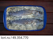 Seabass salt recipe Lubina a la sal from Mediterranean. Seabass salt recipe Lubina a la sal from Mediterranean in blue dish. Стоковое фото, агентство Ingram Publishing / Фотобанк Лори