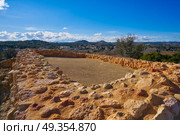 Iberians ruins in Vallesa of Paterna of Spain from before Christ called Lloma de Betxi. Стоковое фото, агентство Ingram Publishing / Фотобанк Лори