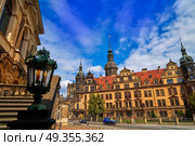 Residenzschloss near Zwinger Dresden Germany. Residenzschloss near Zwinger in Dresden Germany. Стоковое фото, агентство Ingram Publishing / Фотобанк Лори