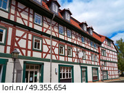 Nordhausen downtown facades Thuringia Germany. Nordhausen downtown facades in Harz Thuringia of Germany. Стоковое фото, агентство Ingram Publishing / Фотобанк Лори