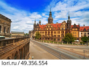 Residenzschloss near Zwinger Dresden Germany. Residenzschloss near Zwinger in Dresden Germany. Стоковое фото, агентство Ingram Publishing / Фотобанк Лори