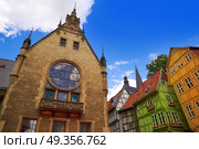 church Quedlinburg facade in Harz Germany. church Quedlinburg facade in Harz Saxony Anhalt Germany. Стоковое фото, агентство Ingram Publishing / Фотобанк Лори
