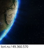 Asia stratosphere topography 3d rendering. Asia stratosphere topography. Elements of this image furnished by NASA 3d rendering. Asia stratosphere topography 3d rendering. Стоковое фото, агентство Ingram Publishing / Фотобанк Лори