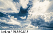Tropical storm clouds and sky. Tropical storm clouds and sky. Hurricane weather landscape. Tropical storm clouds and sky. Стоковое фото, агентство Ingram Publishing / Фотобанк Лори