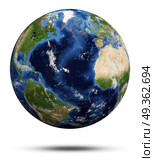 Planet Earth 3d rendering. Planet Earth. globe 3d rendering, maps courtesy of NASA. Planet Earth 3d rendering. Стоковое фото, агентство Ingram Publishing / Фотобанк Лори
