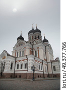  Alexander Nevsky Cathedral in Tallinn. Estonia. Europe. Стоковое фото, агентство Ingram Publishing / Фотобанк Лори