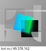 Simple geometry, abstract geometric vector background with squares and rectangles and a transparent central square in motion. Simple geometry, abstract geometric vector background with squares and rectangles and a transparent central square in motion. Стоковое фото, агентство Ingram Publishing / Фотобанк Лори