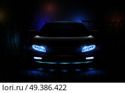 Car Show Lights Composition. Стоковая иллюстрация, агентство Ingram Publishing / Фотобанк Лори