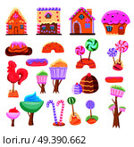 Fairy Tale Candy Land Set. Стоковая иллюстрация, агентство Ingram Publishing / Фотобанк Лори