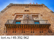 Potes infantado tower in Cantabria of Spain. Стоковое фото, агентство Ingram Publishing / Фотобанк Лори