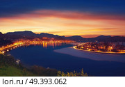 Ribadesella sunset in Asturias of Spain. Стоковое фото, агентство Ingram Publishing / Фотобанк Лори
