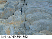 Slate stone texture in Playa las catedrales Ribadeo Galicia Spain. Стоковое фото, агентство Ingram Publishing / Фотобанк Лори