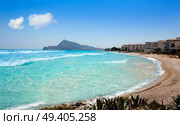 Altea beach in Alicante Playa de L Olla beach. Стоковое фото, агентство Ingram Publishing / Фотобанк Лори