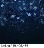 blue christmas  and new years stars   background. christmas stars  background. Стоковое фото, агентство Ingram Publishing / Фотобанк Лори