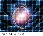Elements of Cosmos series. Abstract background made of space and stars for use with projects on mathematics, science, education and modern technology. Стоковое фото, агентство Ingram Publishing / Фотобанк Лори