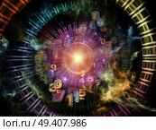 Network series. Creative arrangement of connected abstract elements as a concept metaphor on subject of networking, science, education and modern technology. Стоковое фото, агентство Ingram Publishing / Фотобанк Лори