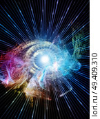 Elements of Cosmos series. Background design of space and stars on the subject of mathematics, science, education and modern technology. Стоковое фото, агентство Ingram Publishing / Фотобанк Лори