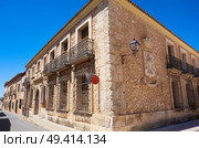 San Clemente village in Cuenca at Castile La Mancha by Saint James Way of levante. Стоковое фото, агентство Ingram Publishing / Фотобанк Лори