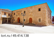 San Clemente village in Cuenca at Castile La Mancha by Saint James Way of levante. Стоковое фото, агентство Ingram Publishing / Фотобанк Лори