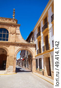 San Clemente village in Cuenca at Castile La Mancha by Saint James Way of levante. Стоковое фото, агентство Ingram Publishing / Фотобанк Лори