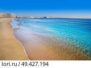 Santa pola Gran Playa beach Lisa in Alicante of Spain at Costa Blanca. Стоковое фото, агентство Ingram Publishing / Фотобанк Лори