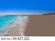 Santa Pola Tamarit beach in Alicante of Spain at Costa Blanca. Стоковое фото, агентство Ingram Publishing / Фотобанк Лори