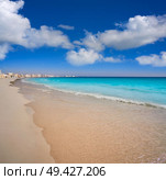 Santa Pola Playa Lisa beach in Alicante of Spain at Costa Blanca. Стоковое фото, агентство Ingram Publishing / Фотобанк Лори