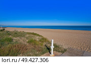 Tavernes de Valldigna beach in Valencia at Mediterranean sea of spain. Стоковое фото, агентство Ingram Publishing / Фотобанк Лори