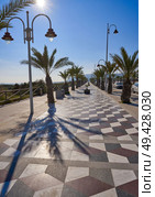 Arenals del Sol Beach in Elche Elx of Alicante Spain promenade Bartolome Tirajana. Стоковое фото, агентство Ingram Publishing / Фотобанк Лори