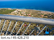 Santa Pola cape aerial in Alicante of Spain at Costa Blanca. Стоковое фото, агентство Ingram Publishing / Фотобанк Лори