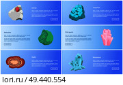 Garnet and malachite, agate and rhinestone, turquoise and pink quartz minerals, crystal system vector web online pages design push buttons read more. Garnet and Malachite Agate, Rhinestone Turquoise. Стоковая иллюстрация, агентство Ingram Publishing / Фотобанк Лори