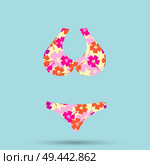 women’s swimsuit design. Fashion bikini. Стоковая иллюстрация, агентство Ingram Publishing / Фотобанк Лори