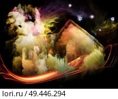 Mind Painting. Inner state of missing space of your own past. Стоковое фото, агентство Ingram Publishing / Фотобанк Лори