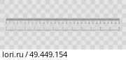 Isolated Realistic Ruler. Стоковая иллюстрация, агентство Ingram Publishing / Фотобанк Лори